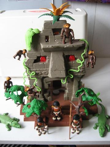 playmobil jungle ruine 3015 met valhek en extra dieren beschikbaar voor biedingen