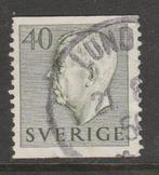 Zweden 1951 -  Koning Gustav VI Adolf, Postzegels en Munten, Postzegels | Europa | Scandinavië, Zweden, Ophalen, Gestempeld