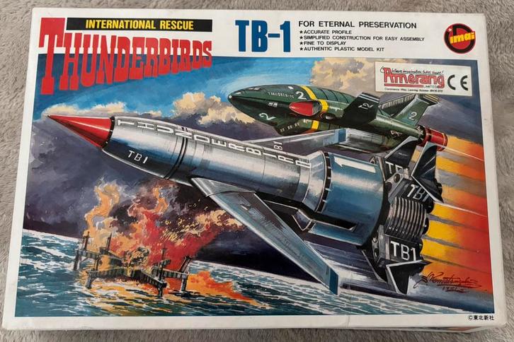 Thunderbirds Bouwpakket Thunderbird 1 van Imai. Nieuw!, Verzamelen, Film en Tv, Nieuw, Tv, Beeldje, Replica of Model, Ophalen of Verzenden