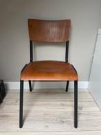 Old school bureaustoel, Huis en Inrichting, Stoelen, Ophalen of Verzenden, Zo goed als nieuw, Bruin, Eén