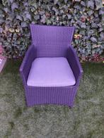 8 Royal Patio tuinstoelen met kussen, Ophalen, Gebruikt, Kunststof