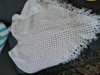 Grote witte sjaal, Ophalen, Zo goed als nieuw, Maat 46/48 (XL) of groter, Sjaal