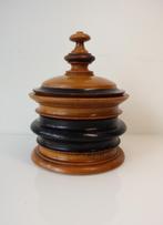Antieke houten tabakspot, 19e eeuw, Ophalen of Verzenden