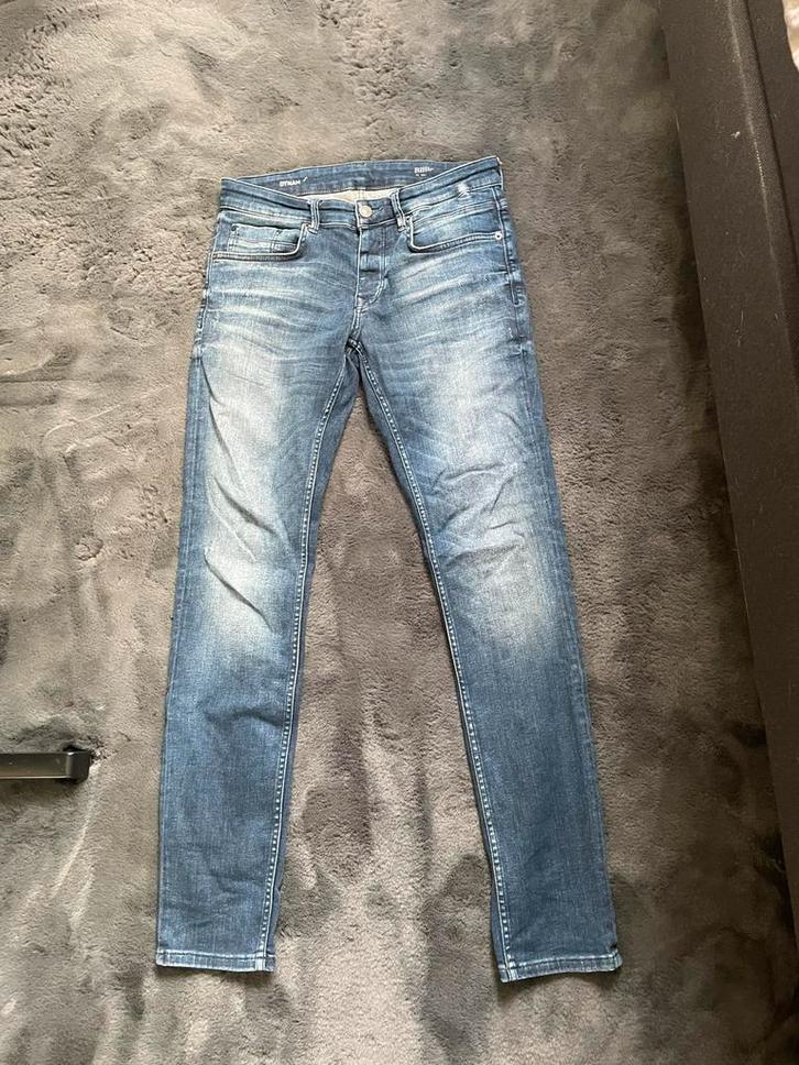 Blauwe Anti Blue spijkerbroek, Kleding | Heren, Spijkerbroeken en Jeans, Gedragen, Overige jeansmaten, Blauw, Ophalen of Verzenden