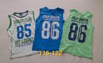 3 shirts zonder mouw in maat 116-122
Diverse, Ophalen of Verzenden, Zo goed als nieuw, Jongen, Shirt of Longsleeve