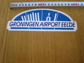 sticker Groningen Airport Eelde *  beschikbaar voor biedingen