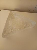 Zware glazen asbak. Glasfabriek Leerdam. Jaren 70., Antiek en Kunst, Antiek | Glas en Kristal, Ophalen of Verzenden