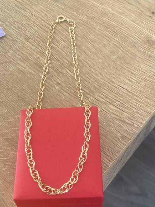 Mooie 14 karaat gouden ketting, Sieraden, Tassen en Uiterlijk, Kettingen, Nieuw, Goud, Goud, Ophalen of Verzenden