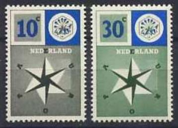 Nederland NVPH nr 700/1 ongebruikt Europazegels 1957 beschikbaar voor biedingen