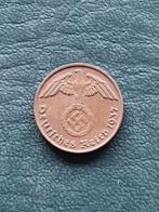 Duitsland 2 reichspfennig 1937 E met hakenkruis, Postzegels en Munten, Munten | Europa | Niet-Euromunten, Ophalen of Verzenden