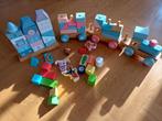 Houten bouwblokken huis en trein. Met Bing blokjes/figuurtje, Ophalen, Gebruikt, Overige typen