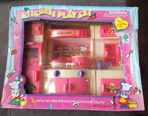 Roze Speelkeuken vintage speelgoed, Kinderen en Baby's, Speelgoed | Speelkeukens, Gebruikt, Speelkeuken, Kunststof, Ophalen of Verzenden