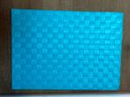 Ikea licht blauwe geweven kunststof placemat of buromatje, Ophalen of Verzenden