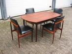 Vintage jaren 60 eethoek, Ophalen, Gebruikt, 4 tot 6 stoelen