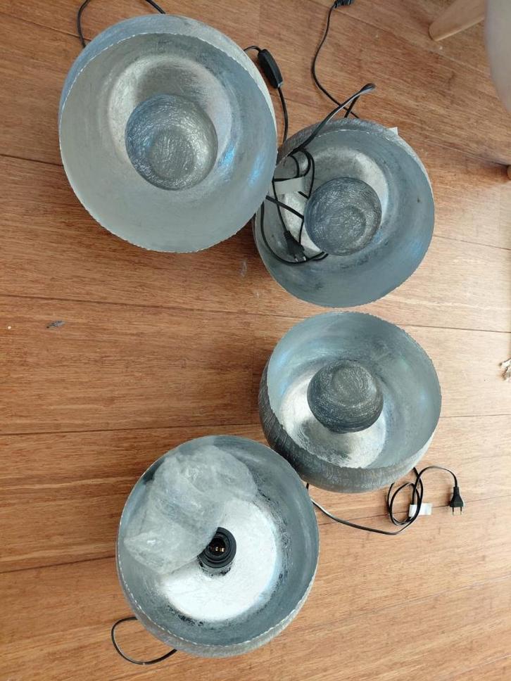 Design tafellampen, mooie indirecte licht, Huis en Inrichting, Lampen | Tafellampen, Zo goed als nieuw, Minder dan 50 cm, Metaal