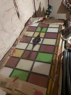 2 glas in lood ramen, Doe-het-zelf en Verbouw, Glas en Ramen, Ophalen, Gevelraam of Ruit, Gebruikt, Minder dan 80 cm