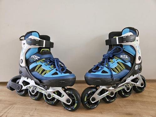 Oxelo Fit 5 skeelers maat 32-35, Sport en Fitness, Skeelers, Zo goed als nieuw, Inline skates 4 wielen, Overige merken, Kinderen