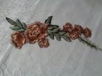 30 cm lange bruine zijde roos 10 cm breed nr ap 091, Hobby en Vrije tijd, Ophalen of Verzenden, Nieuw, Applicatie