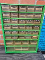 Raaco lade bakjes metalen magazijn organizer 35 bakjes, Ophalen of Verzenden, Gebruikt