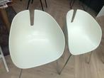 2x Fjord Moroso stoelen van Patricia Urquiola 2002, Huis en Inrichting, Stoelen, Metaal, Twee, Gebruikt, Wit