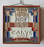 Tegel NOF calve 1924 zeer fraai, westraven, Antiek en Kunst, Ophalen of Verzenden