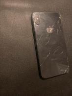 Kapotte iPhone X - Scherm kapot, Telecommunicatie, Mobiele telefoons | Apple iPhone, Zwart, 64 GB, Zonder simlock, Niet werkend