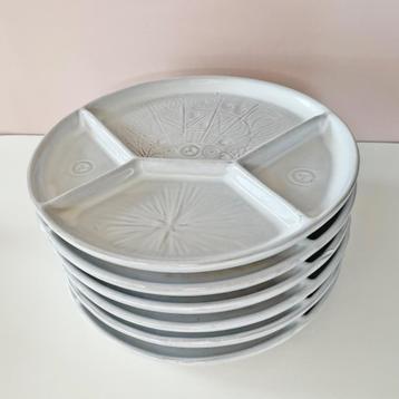 6x West Germany BORD vintage keramiek Mid Century Waku retro beschikbaar voor biedingen