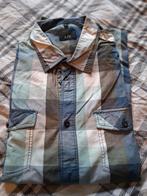 LIV overhemd XL - Ruitpatroon, Kleding | Heren, Overhemden, Blauw, LIV, Ophalen of Verzenden, Zo goed als nieuw