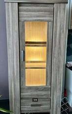 Vitrinekast met verlichting, Huis en Inrichting, Ophalen, 50 tot 100 cm, Zo goed als nieuw, 150 tot 200 cm