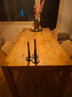 Gratis af te halen eettafel, Ophalen, Gebruikt, 4 tot 6 stoelen