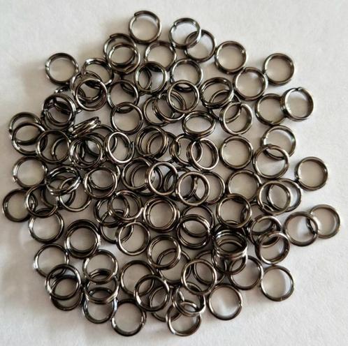 Partij 1000 Split ringen jump ringen 6 mm, Hobby en Vrije tijd, Kralen en Sieraden maken, Nieuw, Overige typen, Verzenden