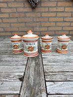 Vintage Kruidenpotten Set - Keramiek, Antiek en Kunst, Antiek | Keukenbenodigdheden, Ophalen of Verzenden