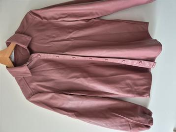 Costes oudroze lookalike leren blouse maat M beschikbaar voor biedingen