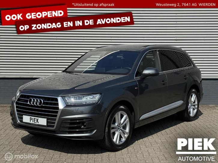 Audi Q7 3.0 TDI quattro Pro Line S-Line GRIJS KENTEKEN, Auto's, Bestelauto's, Bedrijf, Te koop, 4x4, ABS, Adaptive Cruise Control