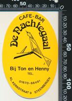 Sticker: Cafe Bar De Nachtegaal - Steenbergen (1), Verzamelen, Stickers, Ophalen of Verzenden, Zo goed als nieuw, Bedrijf of Vereniging