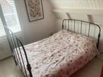 IKEA tweepersoons bed 140x200, Huis en Inrichting, Ophalen, Zwart, Tweepersoons, 140 cm