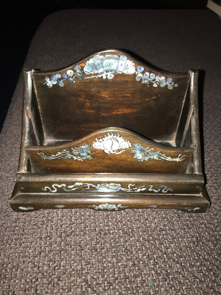 Brievenhouder / Brievenrekje / pennenbakje vintage jaren 50., Ophalen of Verzenden