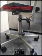 SCORE industriële bureaustoel werkplaats RVS oliebestendig, Zwart, Ophalen of Verzenden, Zo goed als nieuw, Bureaustoel