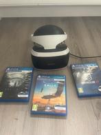 Playstation 4 vr bril (versie 2) plus 4 games, Spelcomputers en Games, Spelcomputers | Sony PlayStation 4, Ophalen of Verzenden