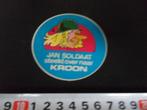 sticker strip jan soldaat steekt over naar kroon motor olie, Verzamelen, Ophalen, Zo goed als nieuw