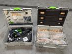 Festool Domino DF 500 Q-Set – Compleet & Topstaat, Doe-het-zelf en Verbouw, Gereedschap | Freesmachines, Ophalen, Lamellenfrees