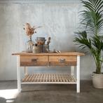 Oude bakkerswerkbank, bakkerstafel, werkbank, keuken, Ophalen