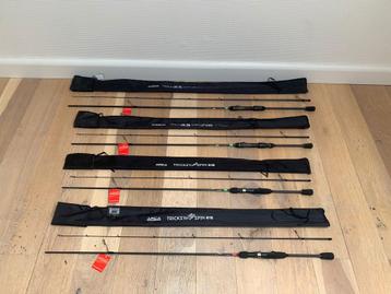 Nieuwe Arca Tricksy XS spinhengels, 2.30m & 2.60m 25 gr beschikbaar voor biedingen