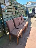 GRATIS Stoelen 4 stuks, Ophalen, Hout, Gebruikt, Bruin