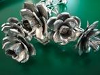 Rozen van metaal 6 stuks, Ophalen of Verzenden, Zo goed als nieuw