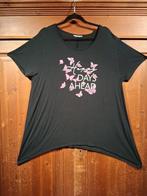 zwart punten shirt vlinders 48/50, Ophalen of Verzenden, Nieuw, Zwart, Shirt of Top