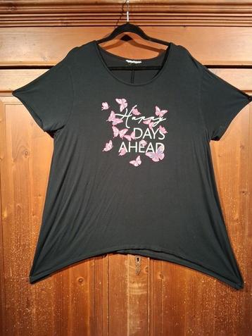 zwart punten shirt vlinders 48/50 beschikbaar voor biedingen