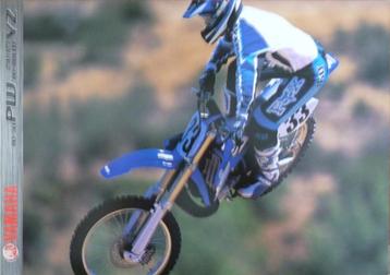 Folder YAMAHA YZ80/ YZ80LW/ YZ125/ YZ250 2000 beschikbaar voor biedingen