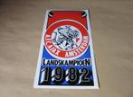 Ajax sticker Landskampioen 1982, Verzenden, Nieuw, Ajax, Poster, Plaatje of Sticker