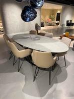 Bert Plantagie set eetkamerstoelen Maple, Ophalen, Zo goed als nieuw, Leer